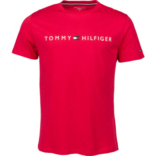 Tommy Hilfiger CN SS TEE LOGO  S - Pánské tričko Tommy Hilfiger