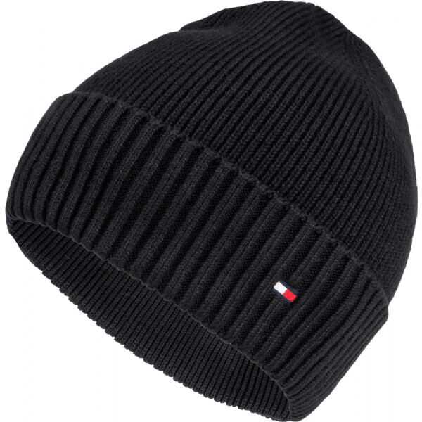 Tommy Hilfiger PIMA COTTON BEANIE  UNI - Pánská zimní čepice Tommy Hilfiger