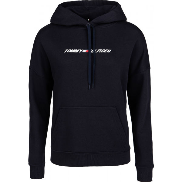 Tommy Hilfiger RELAXED GRAPHIC HOODIE LS  XS - Dámská mikina Tommy Hilfiger