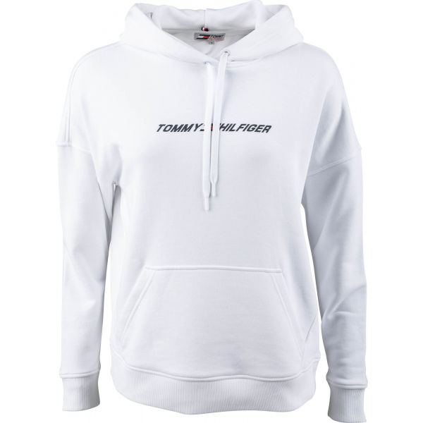 Tommy Hilfiger RELAXED GRAPHIC HOODIE LS  S - Dámská mikina Tommy Hilfiger