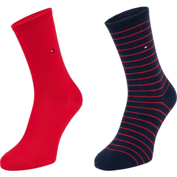 Tommy Hilfiger WOMEN SOCK 2P SMALL STRIPE  35 - 38 - Dámské ponožky Tommy Hilfiger