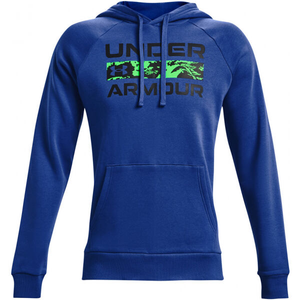 Under Armour RIVAL FLC SIGNATURE HD  S - Pánská mikina Under Armour