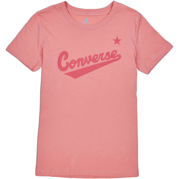 Converse WOMENS NOVA CENTER FRONT LOGO TEE  L - Dámské tričko Converse