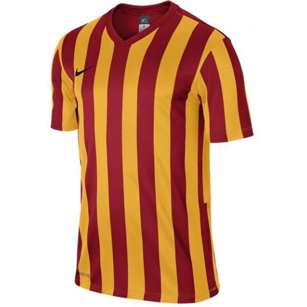 Nike STRIPED DIVISION JERSEY žlutá XL - Pánský fotbalový dres Nike