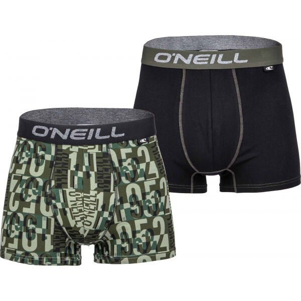 O'Neill BOXER 1952&PLAIN 2PACK  XXL - Pánské boxerky O'Neill
