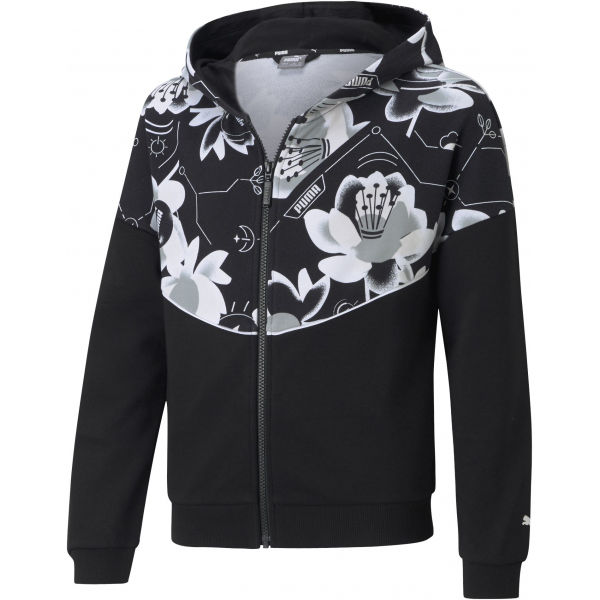 Puma ALPHA FULL ZIP TR G  140 - Dívčí mikina Puma