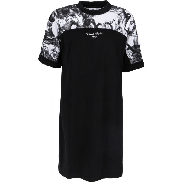 Russell Athletic AOP BI COLOUR TEE DRESS  S - Dámské šaty Russell Athletic