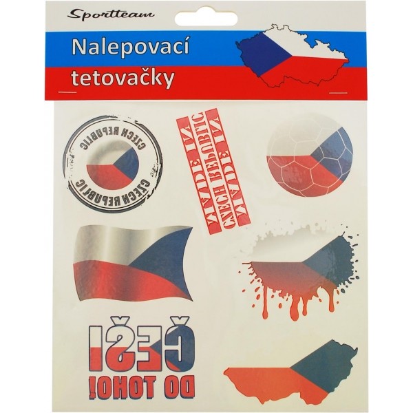 SPORT TEAM TETOVACÍ OBTISKY ČR 3   - Tetovací obtisky SPORT TEAM