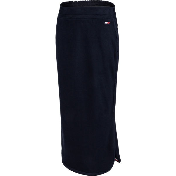 Tommy Hilfiger REGULAR TAPE MIDI LONG SKIRT  M - Dámská sukně Tommy Hilfiger