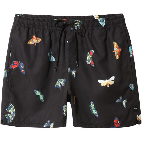 Vans MN MIXED VOLLEY BLACK METAMORPHOSIS černá S - Pánské koupací/fashion šortky Vans
