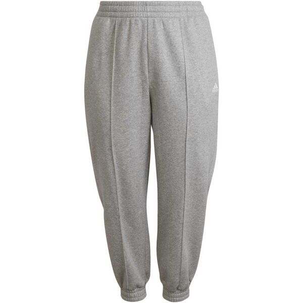 adidas STUDIO PT INC Šedá 4x - Dámské tepláky v plus size adidas