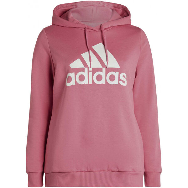 adidas INC BL FL HD Vínová 3x - Dámská mikina v plus size adidas