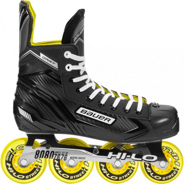 Bauer RH DART SKATE JR Černá 38.5 - Juniorské Inline brusle Bauer