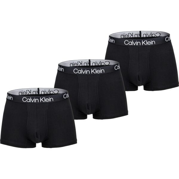Calvin Klein TRUNK 3PK Černá S - Pánské boxerky Calvin Klein
