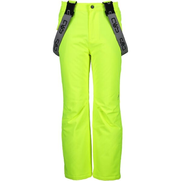 CMP KID SALOPETTE Světle zelená 128 - Dětské lyžařské kalhoty CMP