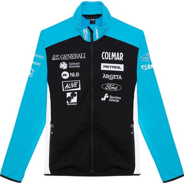 Colmar MENS REPLICA STRETCH FLEECE SWEATSHIRT Černá XL - Pánská mikina Colmar