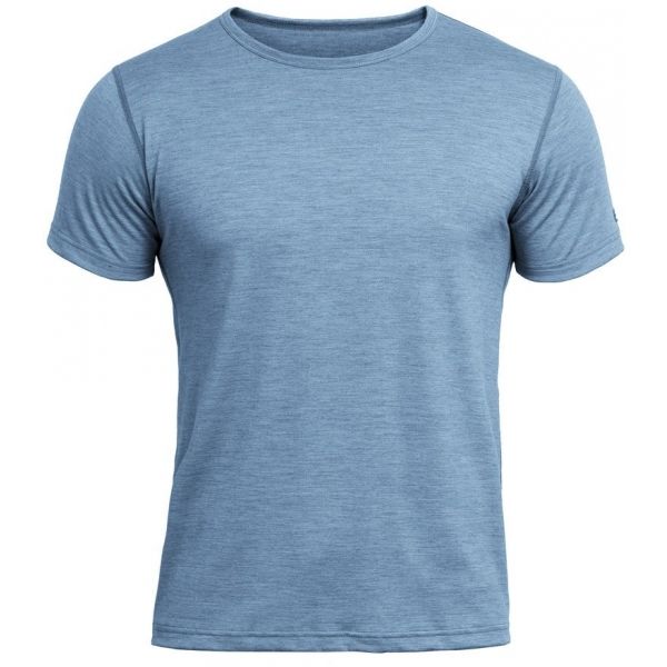 Devold BREEZE T-SHIRT M modrá XL - Pánské vlněné triko Devold