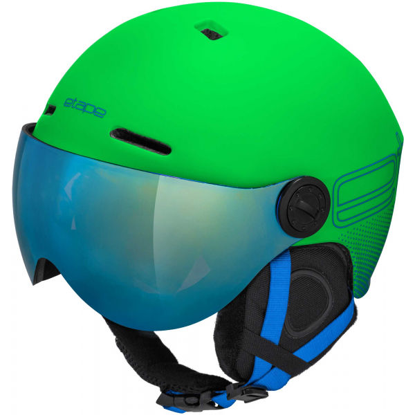 Etape SPEEDY PRO zelená (53 - 55) - Dětská lyžařská přilba s visorem Etape