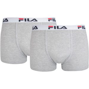 Fila MAN BOXERS 2 PACK &Scaron;ed&aacute; M - P&aacute;nsk&eacute; boxerky Fila