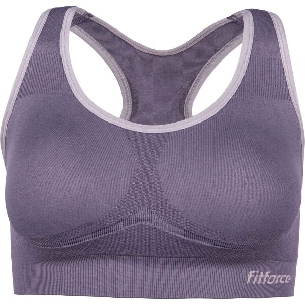 Fitforce SERENA Tmavě šedá M - Dámská fitness podprsenka Fitforce