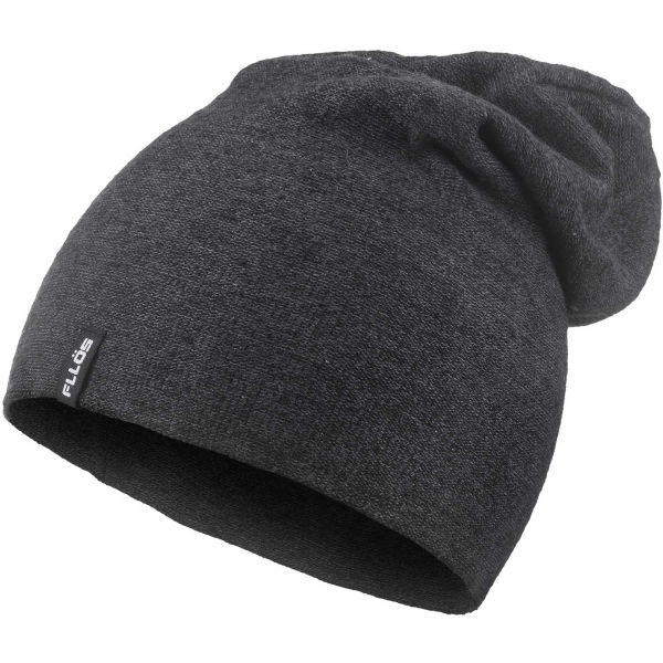 FLLÖS BRAM Tmavě šedá UNI - Zimní čepice FLLÖS