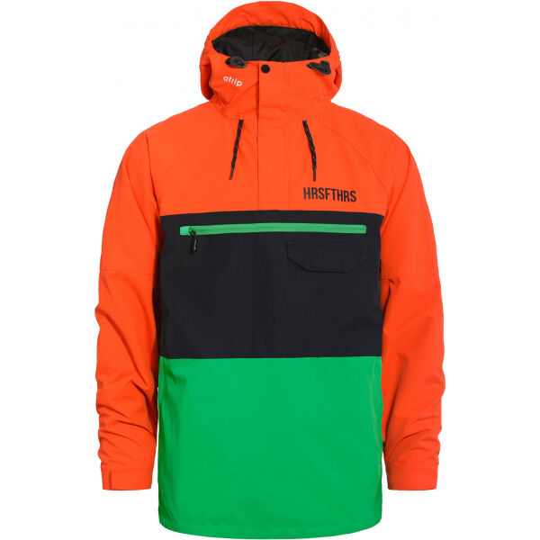 Horsefeathers NORMAN JACKET Oranžová L - Pánská lyžařská/snowboardová bunda Horsefeathers