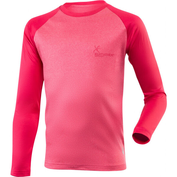Klimatex SALMA Růžová 122 - Dětské outdoorové triko Klimatex