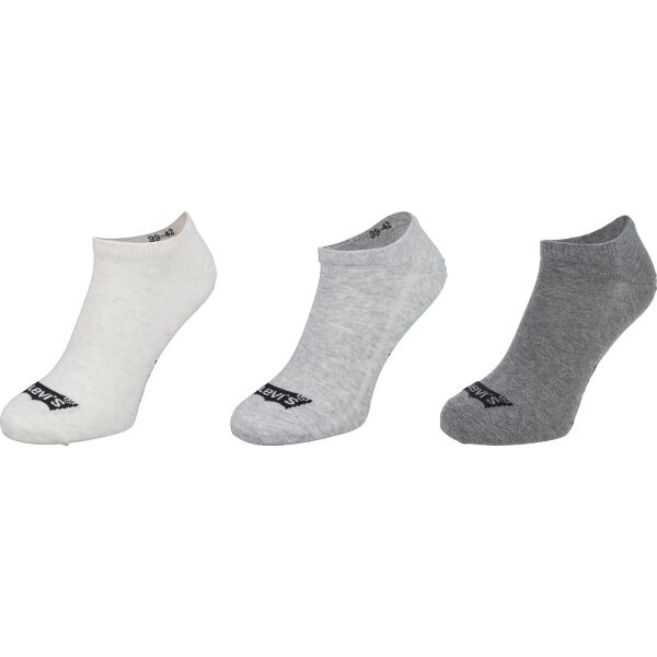 Levi's LOW CUT BATWING LOGO 3P Šedá 43 - 46 - Ponožky Levi's