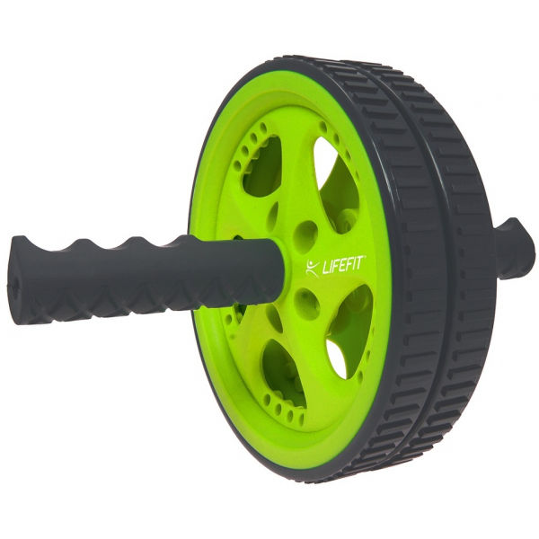 Lifefit EXCERCISE WHEEL TWICE Zelená  - Posilovací kolečko Lifefit