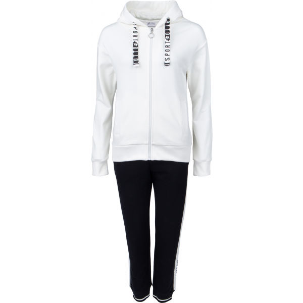 Lotto SUIT MIATA W IV RIB FT Béžová M - Dámská tepláková souprava Lotto