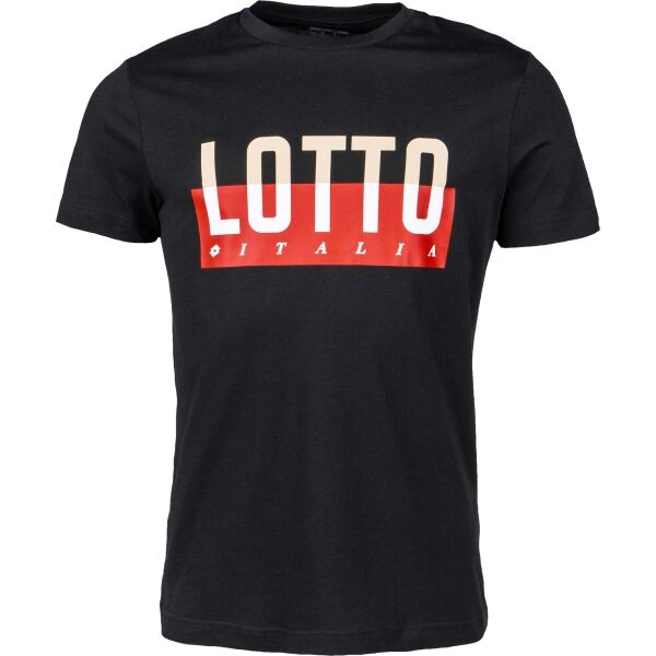 Lotto TEE PRISMA IV JS Černá M - Pánské tričko Lotto