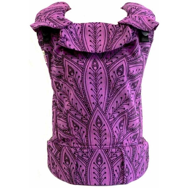 MONILU UNI Peacock Lilac Fialová  - Rostoucí šátkové nosítko pro děti MONILU