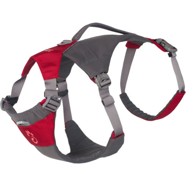 MOUNTAINPAWS DOG HIKING HARNESS Červená M - Postroj MOUNTAINPAWS