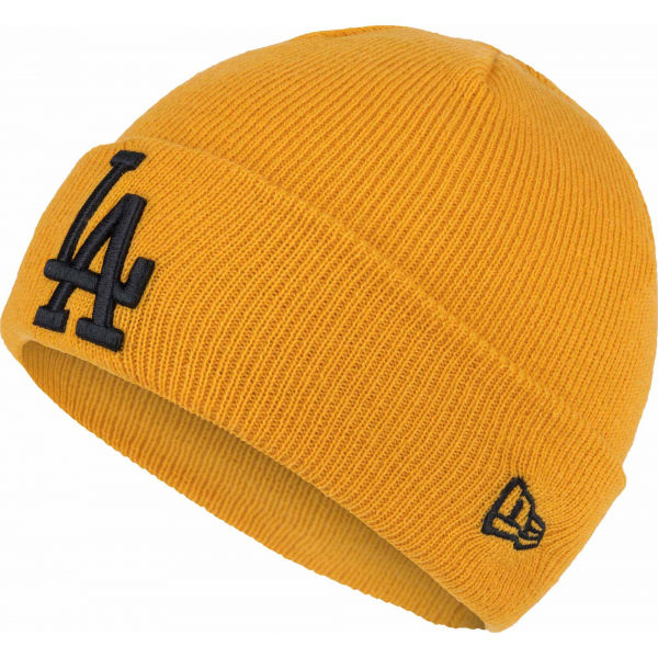 New Era MLB KIDS ESSENTIAL LOS ANGELES DODGERS Žlutá YOUTH - Dětská zimní čepice New Era