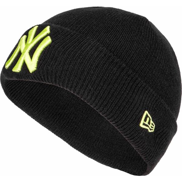 New Era KIDS CHYT LEAGUE ESS CUFF KNIT Černá  - Dětský kulich New Era