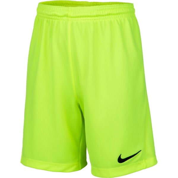 Nike DRI-FIT PARK 3 JR TQO Reflexní neon XL - Chlapecké fotbalové kraťasy Nike