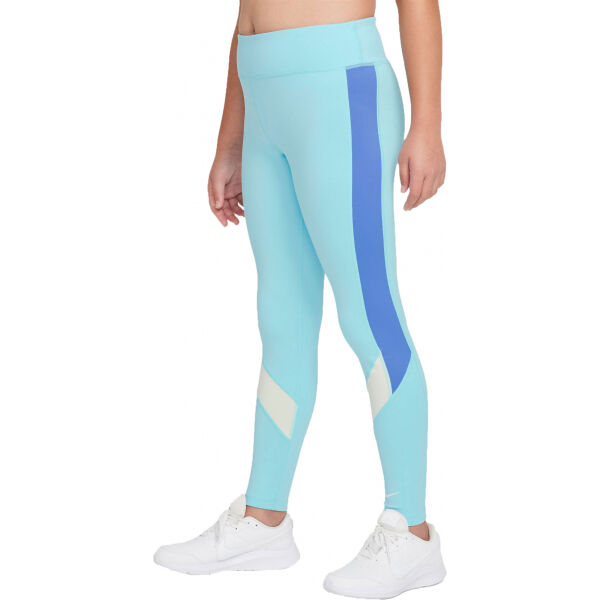Nike DF ONE TIGHT G Tyrkysová XL - Dívčí legíny Nike