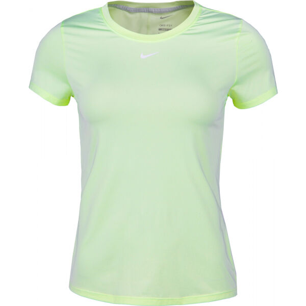Nike ONE DF SS SLIM TOP W Světle zelená XL - Dámské tréninkové tričko Nike