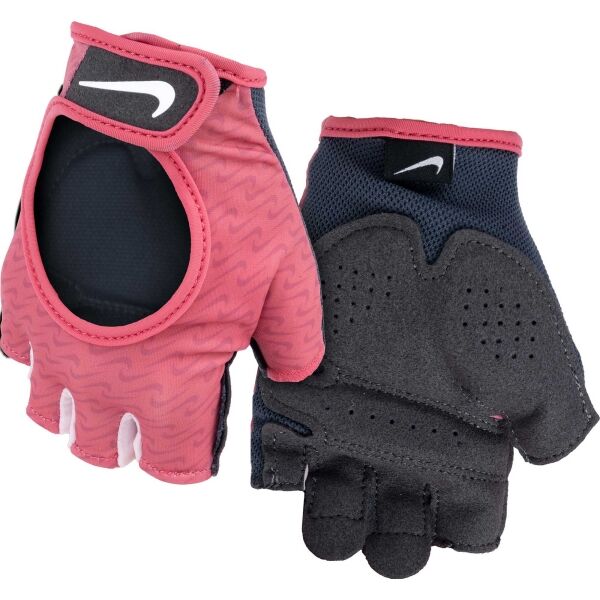 Nike WOMEN'S GYM ULTIMATE FITNESS GLOVES Lososová S - Dámské fitness rukavice Nike