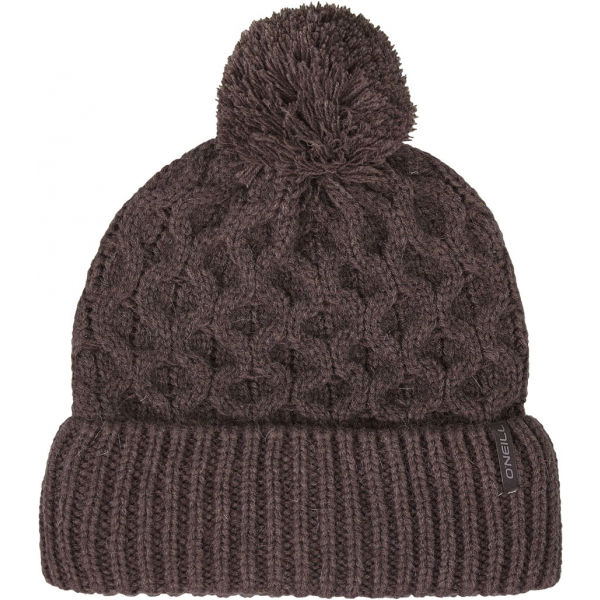 O'Neill BW NORA WOOL BEANIE Hnědá 0 - Dámská zimní čepice O'Neill