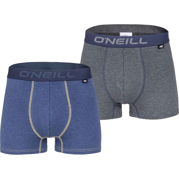O'Neill BOXER PLAIN 2PACK Modrá S - Pánské boxerky O'Neill