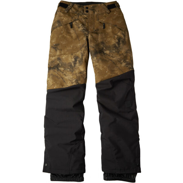 O'Neill ANVIL COLORBLOCK PANTS Černá 152 - Chlapecké snowboardové/lyžařské kalhoty O'Neill