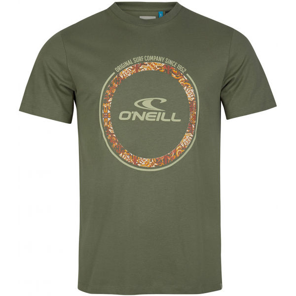 O'Neill LM TRIBE T-SHIRT Khaki M - Pánské tričko O'Neill
