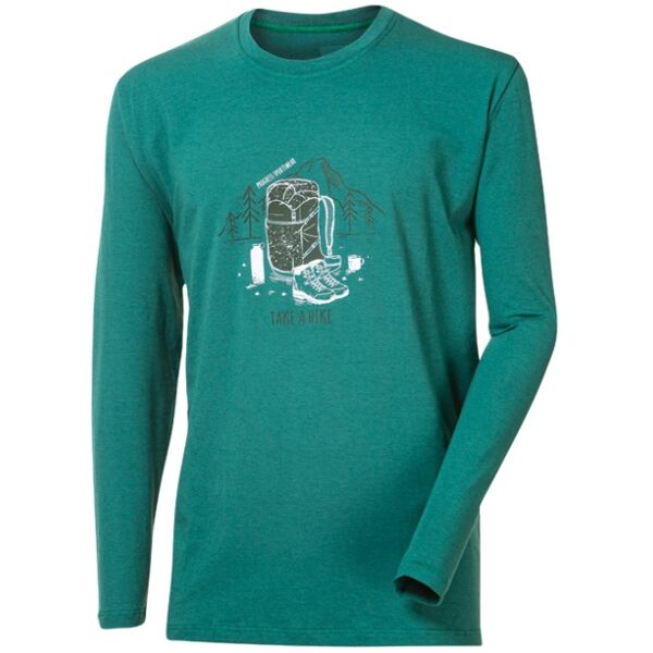 Progress VANDAL HIKE Zelená XL - Pánské bambusové triko Progress