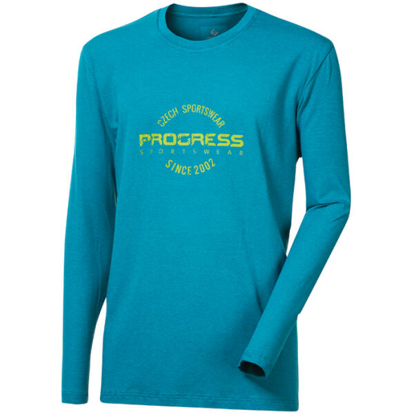 Progress OS VANDAL STAMP Modrá 2XL - Pánské triko s potiskem Progress