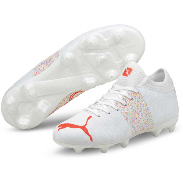 Puma FUTURE Z 4.1 FG/AG JR Bílá 10 - Dětské kopačky Puma