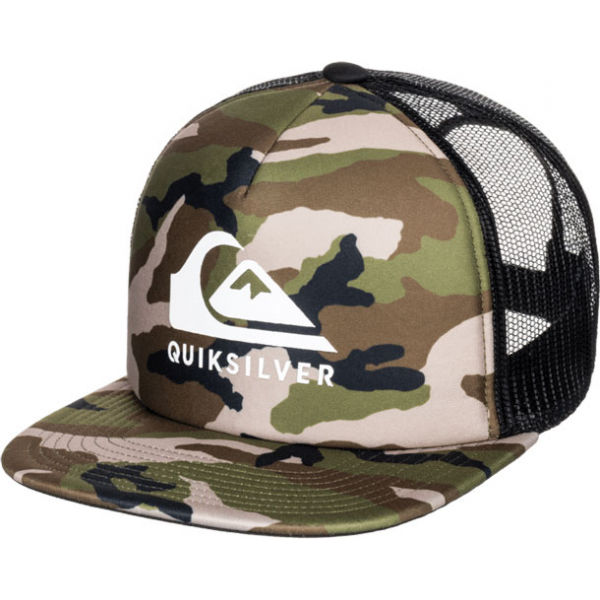 Quiksilver FOAMSLAYER Khaki  - Pánská truckerka Quiksilver