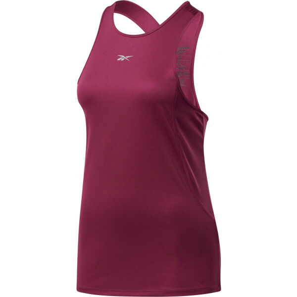 Reebok WOR RUN SPEEDWICK TANK WIN Vínová S - Dámské tílko Reebok