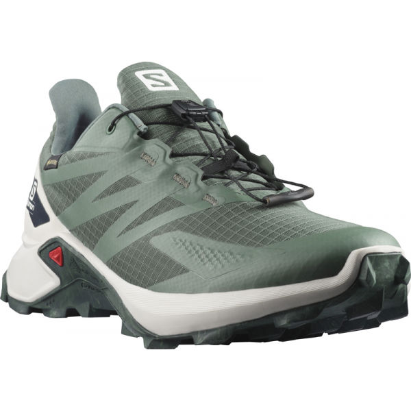 Salomon SUPERCROSS BLAST GTX Zelená 8.5 - Pánská trailová obuv Salomon