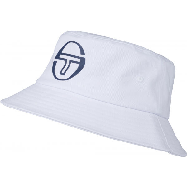 Sergio Tacchini BUCKET HAT Bílá L - Pánský klobouk Sergio Tacchini